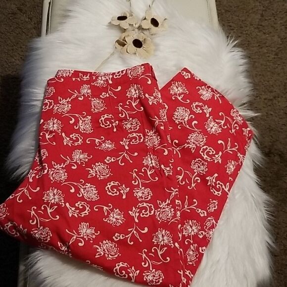 Westbound Floral Capri Size 14 - Picture 1 of 4